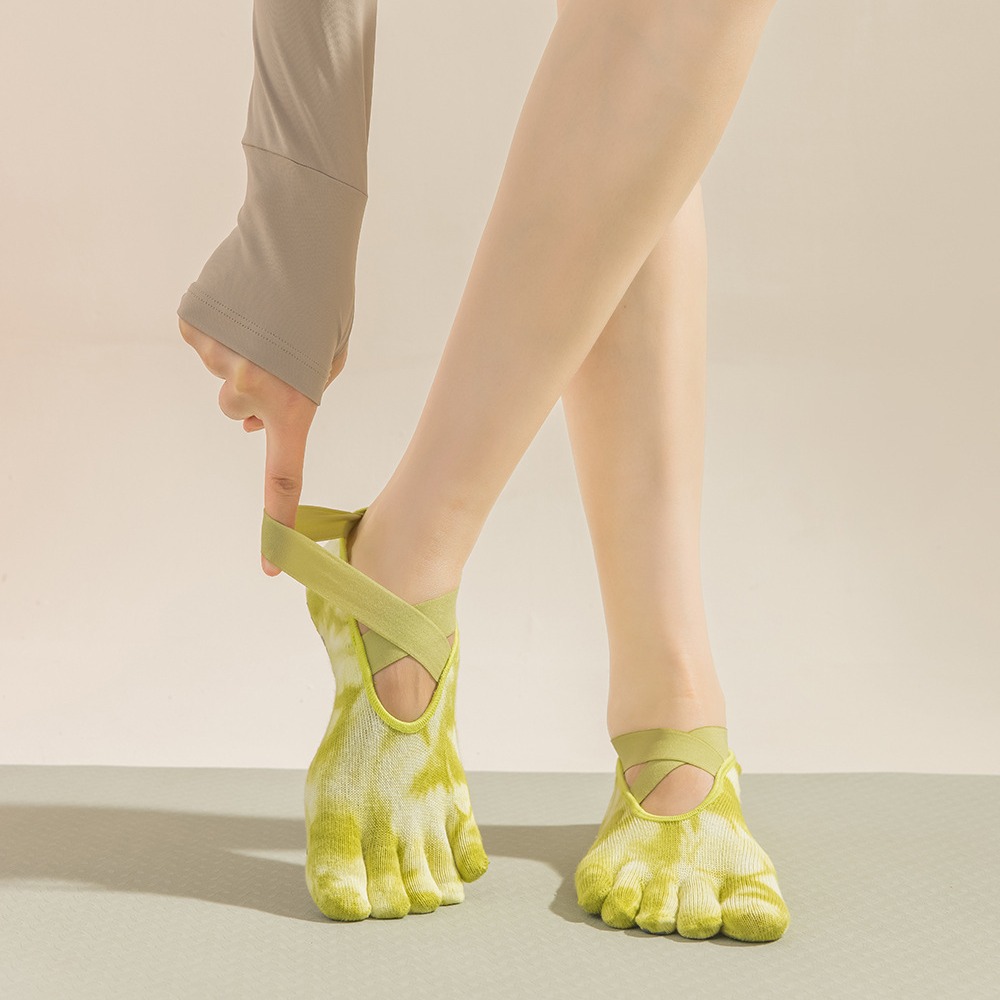 Kaos Kaki Wanita Tie-Dye denga - Toe Sock Split ulasan dan harga