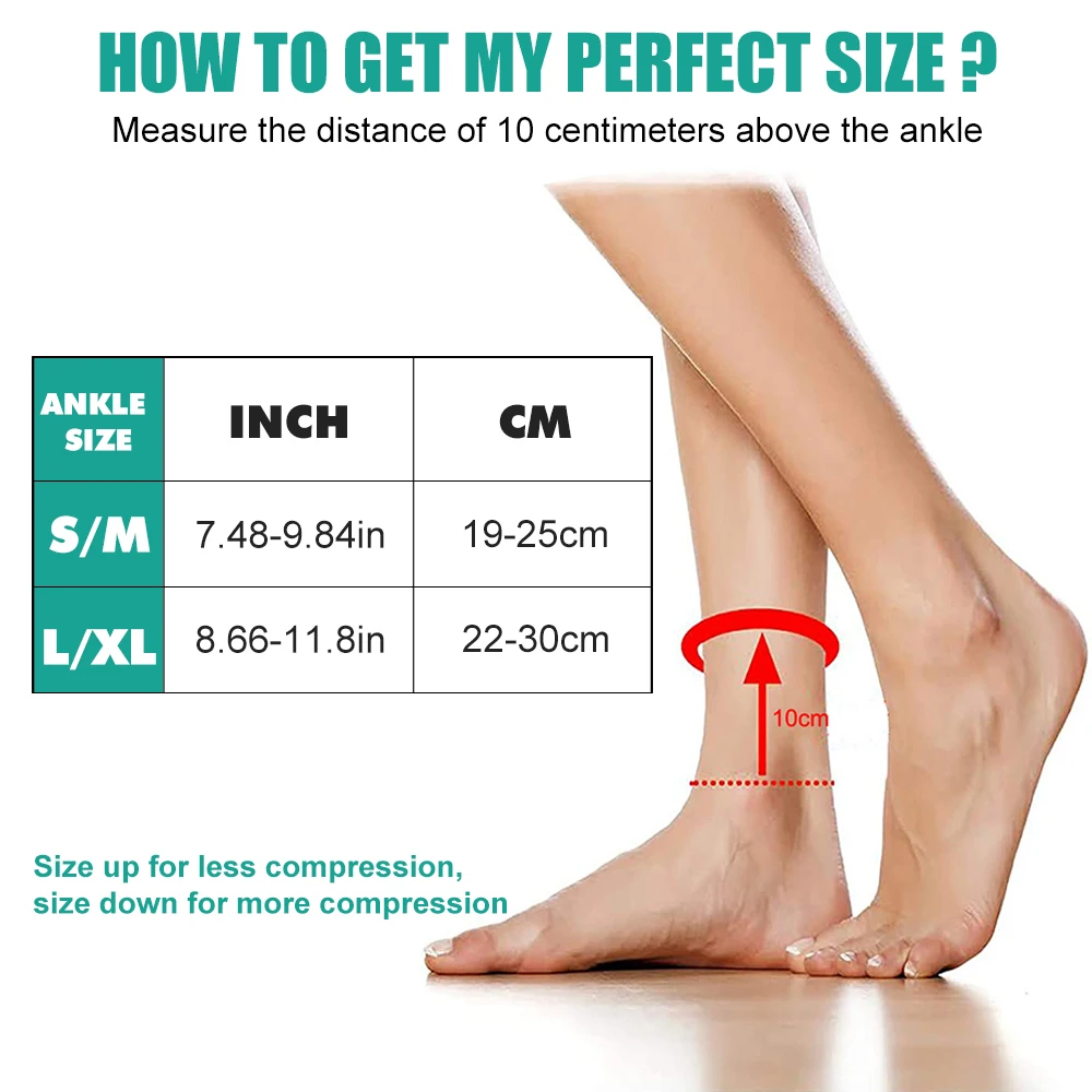 1 Pasang Kaus Kaki Plantar Fas - Ankle Brace Sock ulasan dan harga